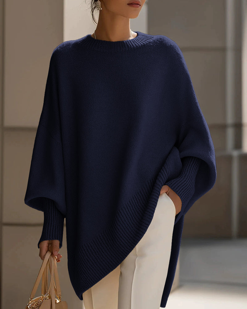 Oversized Long Pullover Sweater