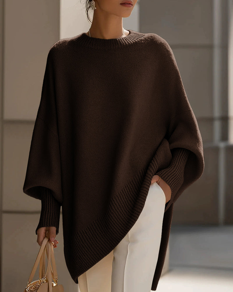Oversized Long Pullover Sweater