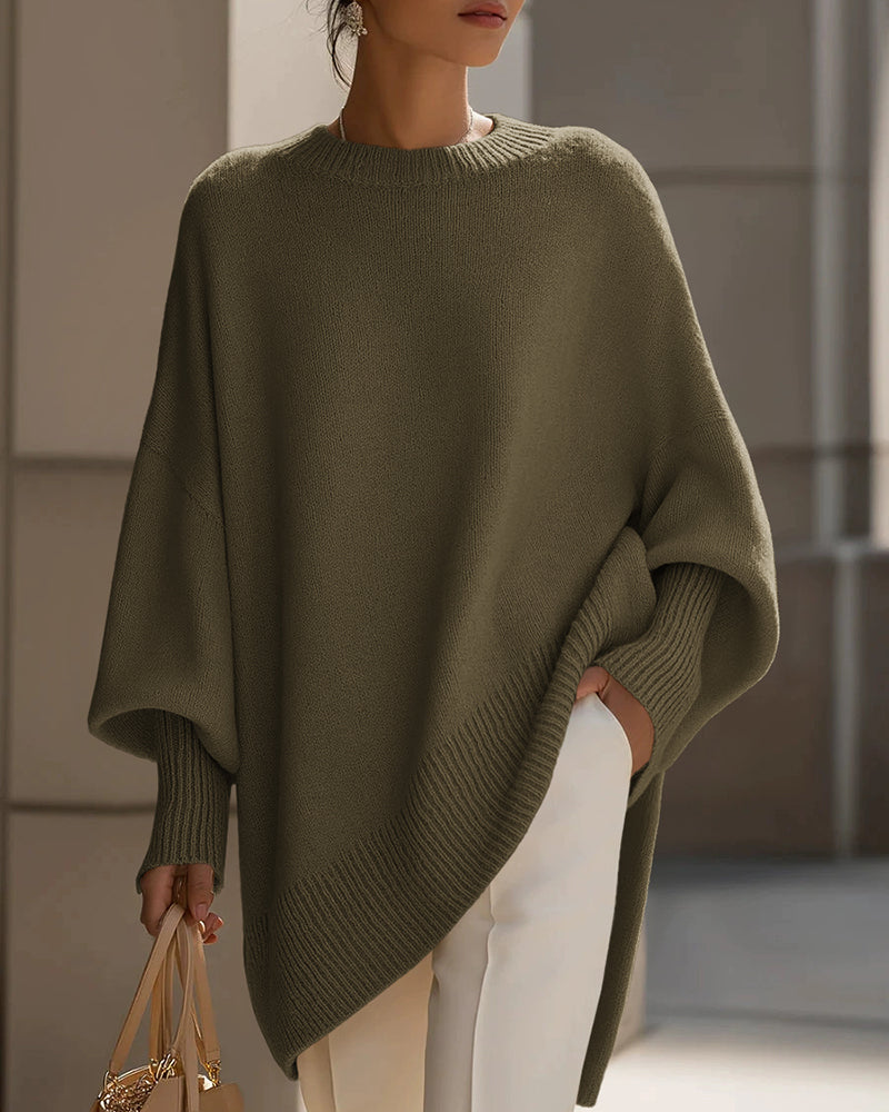 Oversized Long Pullover Sweater