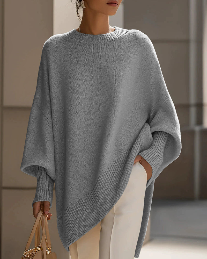 Oversized Long Pullover Sweater