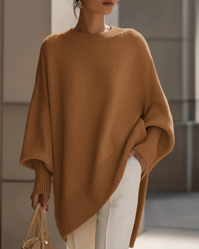 Oversized Long Pullover Sweater